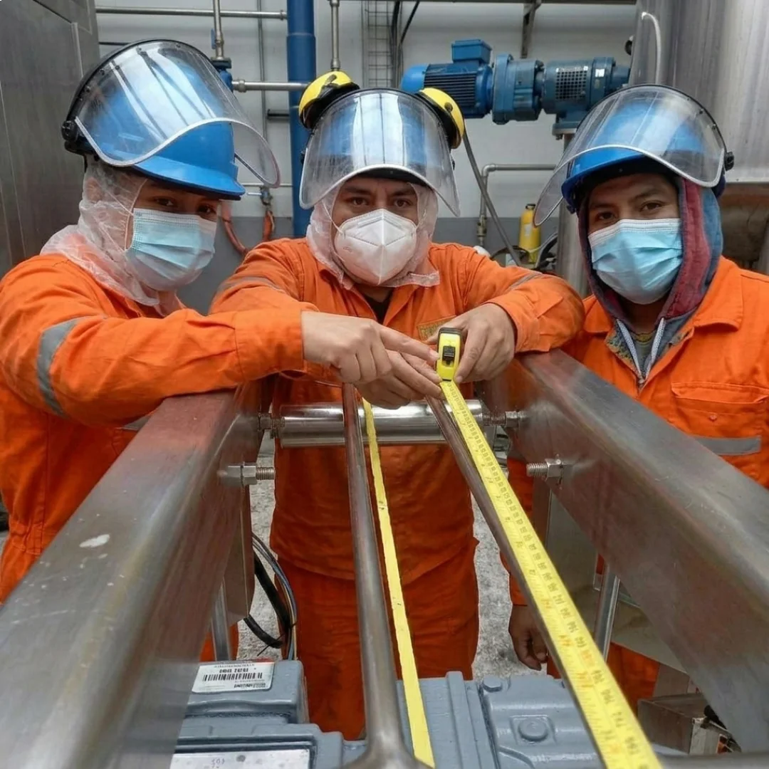 Equipo de ingenieros de Proyectos BG garantizando el compromiso con la excelencia industrial.